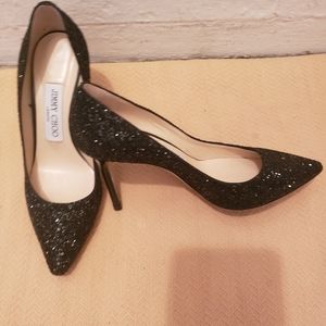 Brand New Jimmy Choo Romy Glitter pumps